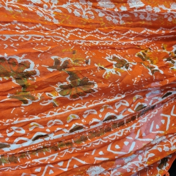 Orange Infinity Scarf W 29 L 32 - Picture 4 of 4